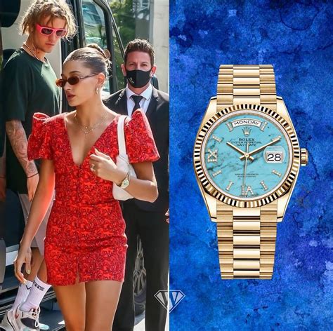 hailey bieber rolex watch